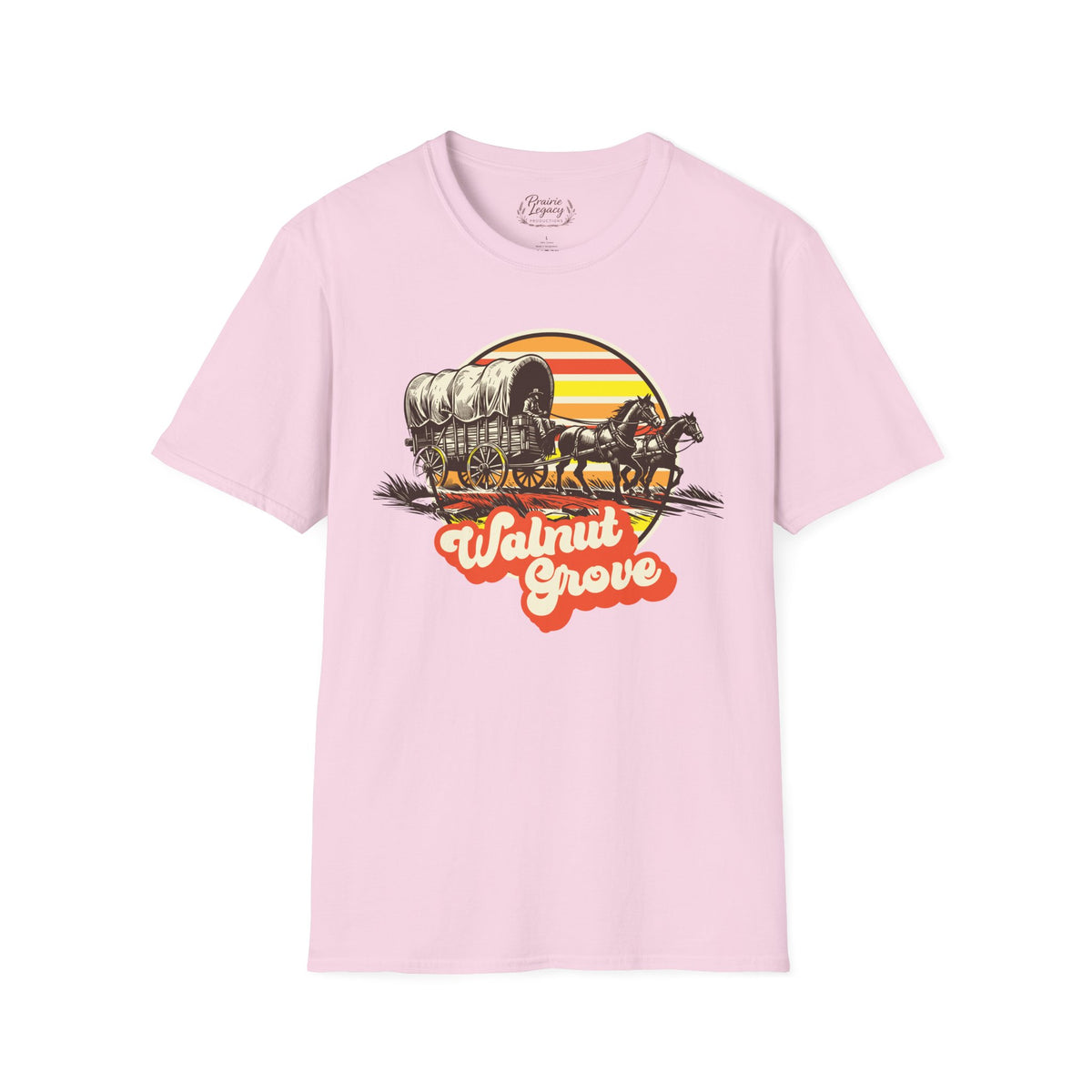 Walnut Grove Covered Wagon Unisex Softstyle T-Shirt Tee