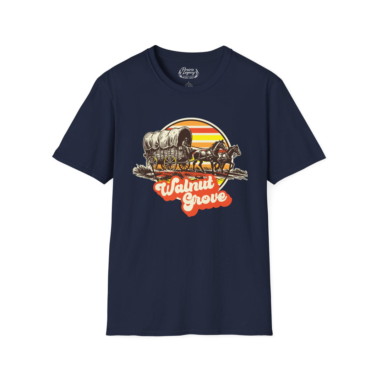 Walnut Grove Covered Wagon Unisex Softstyle T-Shirt Tee