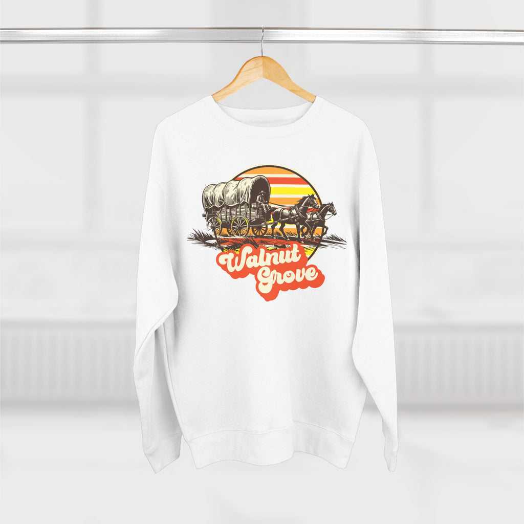 Walnut Grove Covered Wagon Sweatshirt – Western Crewneck