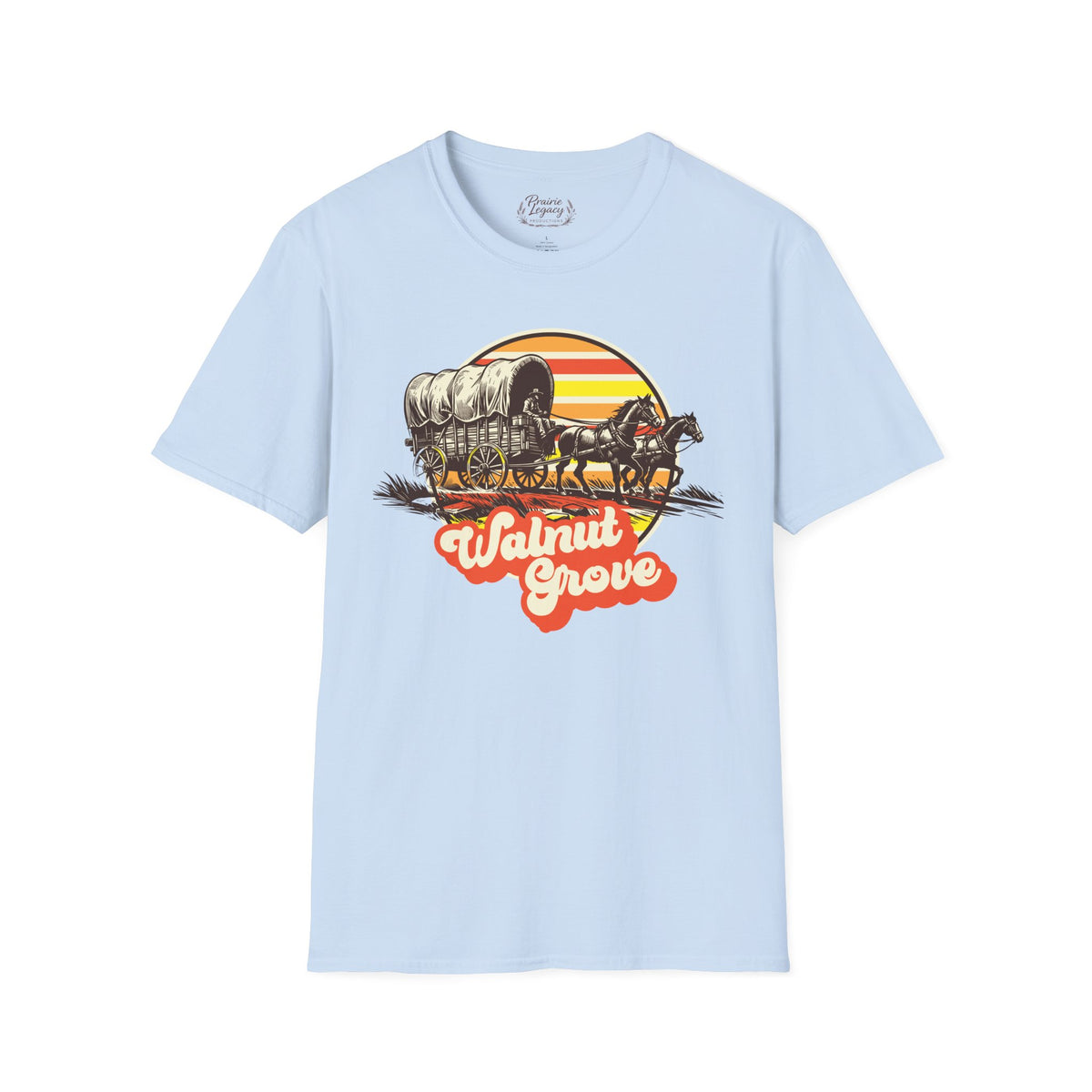 Walnut Grove Covered Wagon Unisex Softstyle T-Shirt Tee
