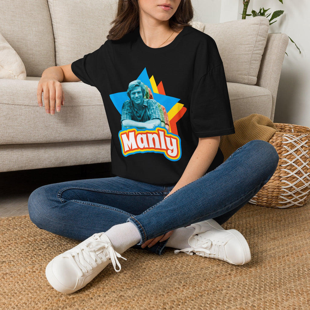 Manly Retro Star Unisex Softstyle T-Shirt Tee