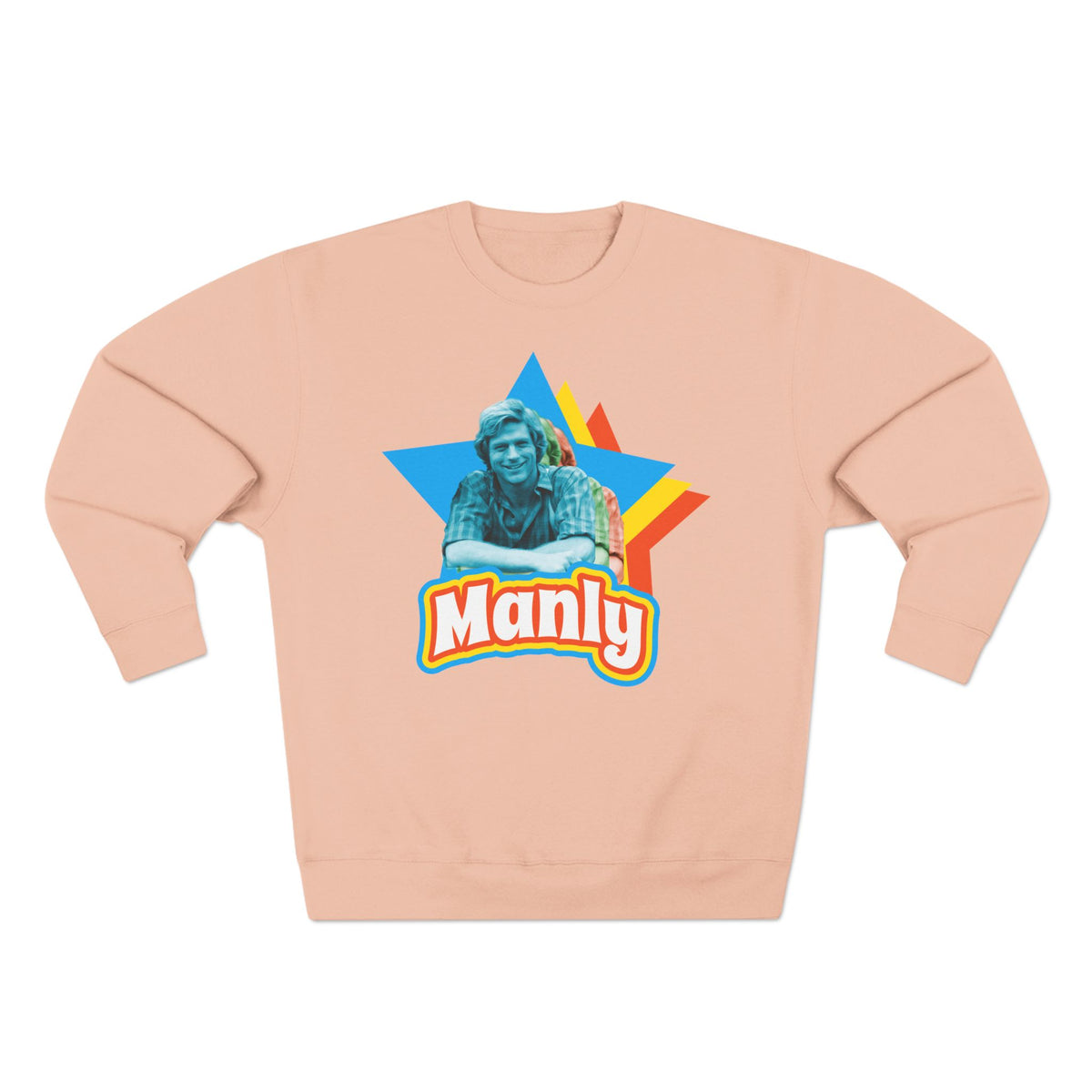 Manly Retro Sweatshirt – Graphic Crewneck