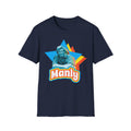 Manly Retro Star Unisex Softstyle T-Shirt Tee