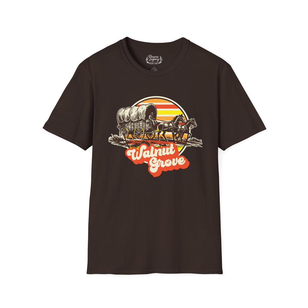 Walnut Grove Covered Wagon Unisex Softstyle T-Shirt Tee