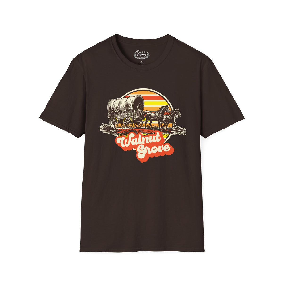 Walnut Grove Covered Wagon Unisex Softstyle T-Shirt Tee