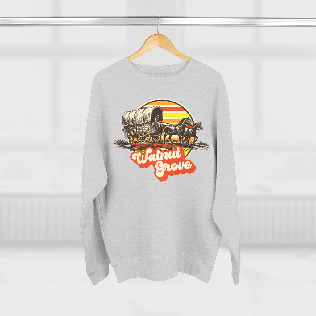 Walnut Grove Covered Wagon Sweatshirt – Western Crewneck